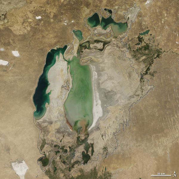 The Aral Sea Is Drying Up