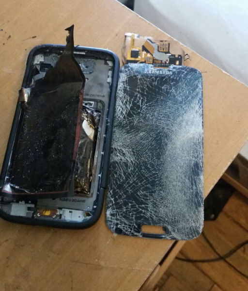 An Exploding Samsung Galaxy S4