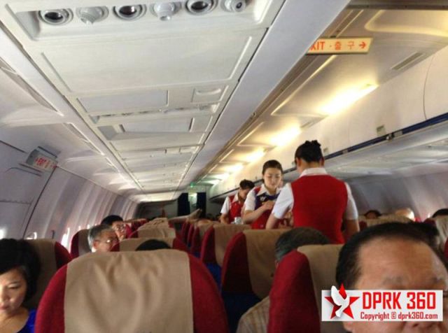 Inflight Photos Taken During an Airplane Trip to North Korea