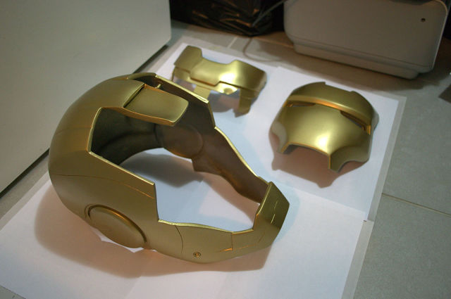 A Self-Made Iron Man Helmet That You Can Actually Wear