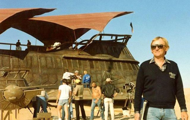 Old Set and Cast Photos of the Hit Star Wars Film “Return of the Jedi”