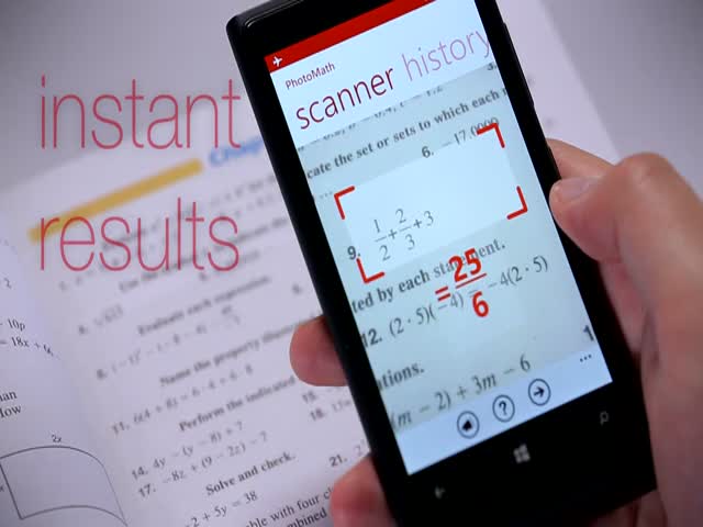 This Brilliant App Solves Any Math Equation by Using a Phone's Camera  (VIDEO)