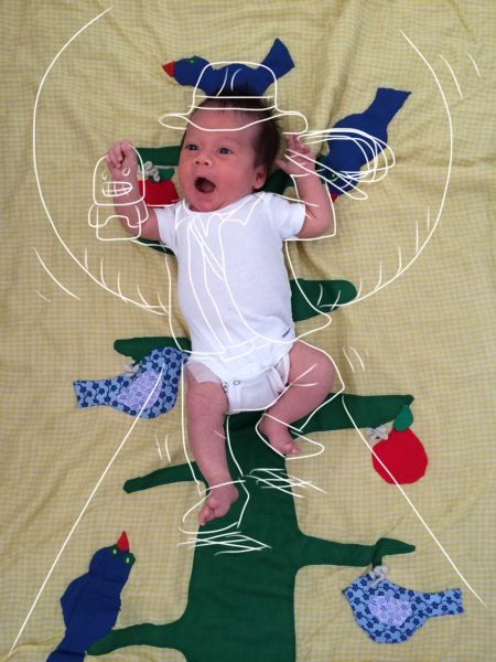 Creative Dad Adds Clever Doodles to the Pictures of His Son