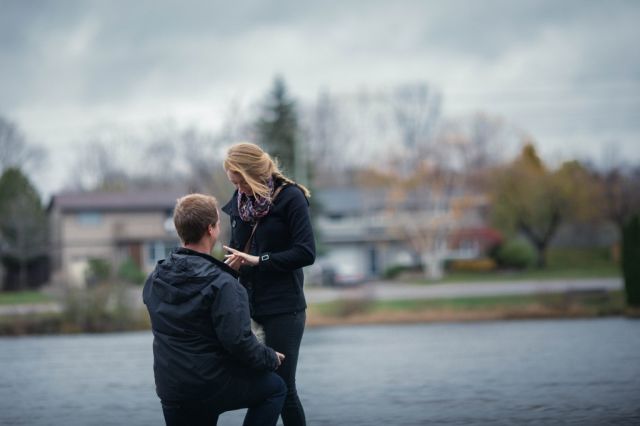 A Sneakily Smart Engagement Photo Shoot