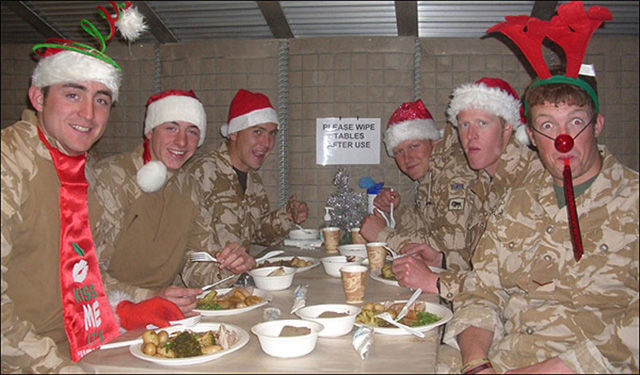 Soldiers Enjoy a Little Downtime