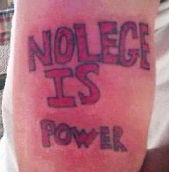 Tattoos That Are So Bad They Deserve a Facepalm