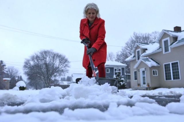 Snow Drowns Buffalo City, New York