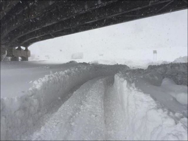 Snow Drowns Buffalo City, New York