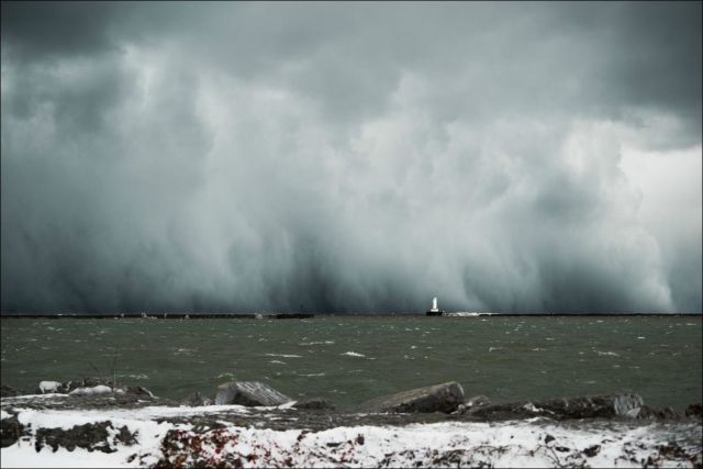 Snow Drowns Buffalo City, New York