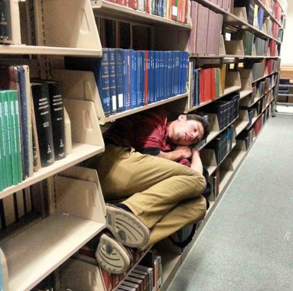 People Sleeping in Weird and Wacky Places