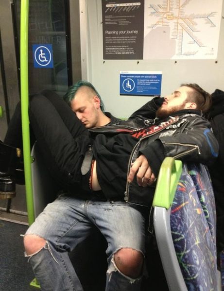 People Sleeping in Weird and Wacky Places