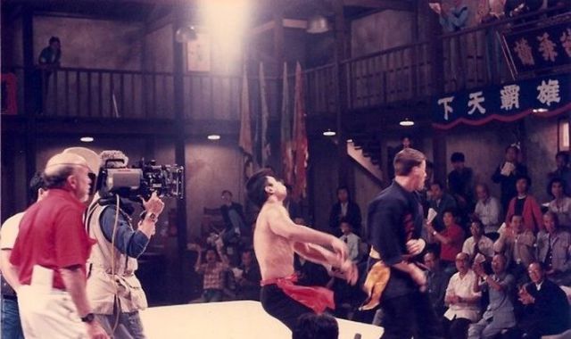 Candid Set Photos from the Filming of “Bloodsport”
