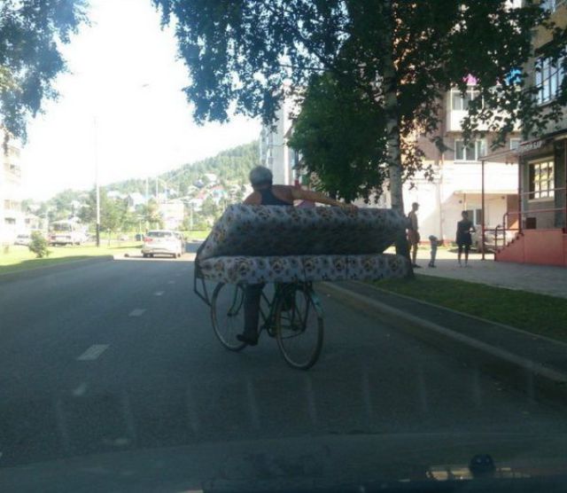 Probably Not the Best Choice of Transportation!
