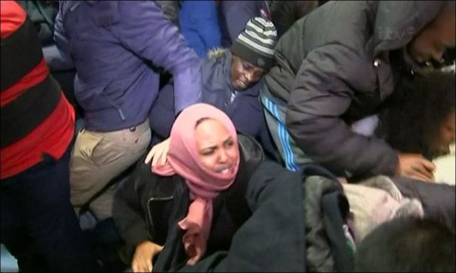 A Black Friday Face-off between Customers in Britain