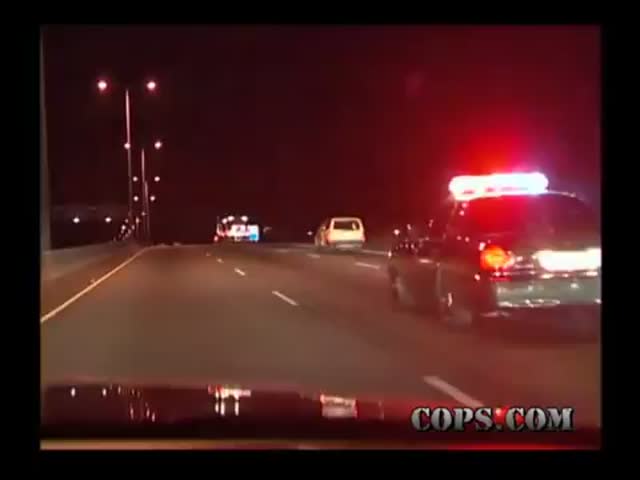 Look at This Cop's Perfect Throw of a Stop Stick 