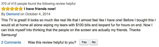 Amazon Users Leave Hilariously Sarcastic Reviews of the Most Expensive TV Ever Sold