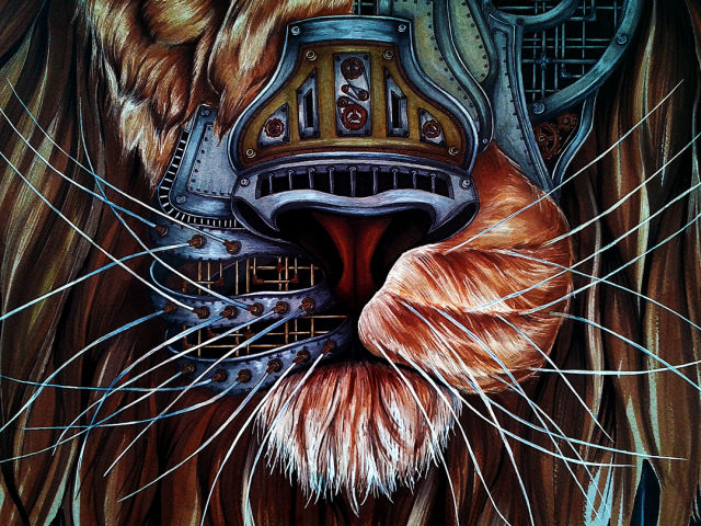 An Incredible Steampunk Lion Artwork That Is Truly Stunning