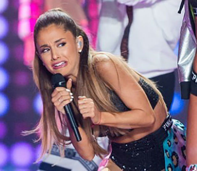 Ariana Grande’s Priceless Cringing Face