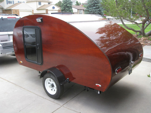 A Beautiful Hand Built Teardrop Trailer