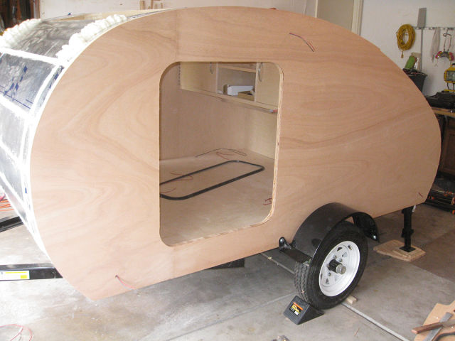 A Beautiful Hand Built Teardrop Trailer