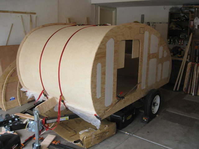 A Beautiful Hand Built Teardrop Trailer