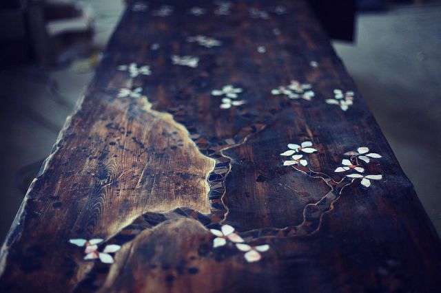 A Stunning Self-made Mosaic Table