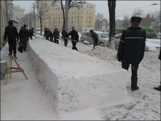 Even the Snow Is Perfect in the Russian Army