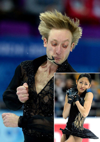 Unflattering Figure Skating Faces Caught on Camera