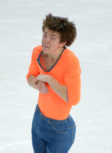 Unflattering Figure Skating Faces Caught on Camera