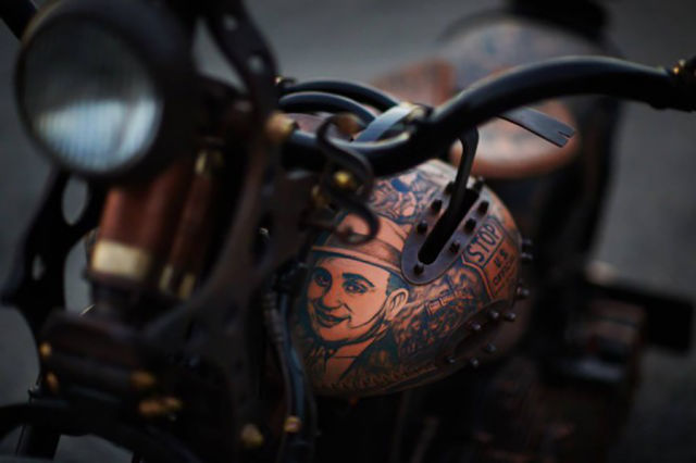 Motorcycles and Tattoos Go Together