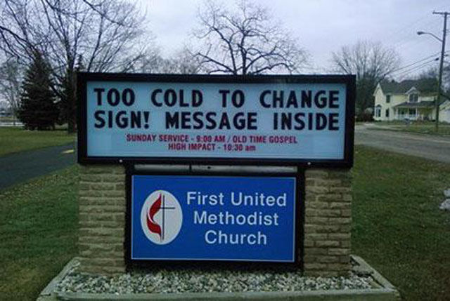 Damn Cold Signs