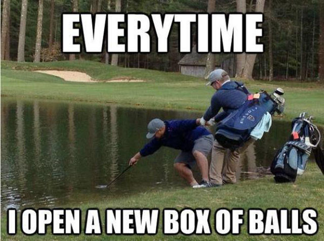Golf Is Not Always a Relaxing Sport