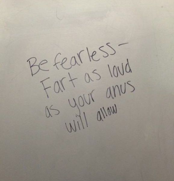 Amusing Bathroom Messages That Are Pretty Witty