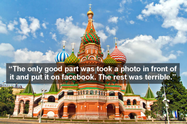 World Tourist Destinations That Really Received One Star Reviews