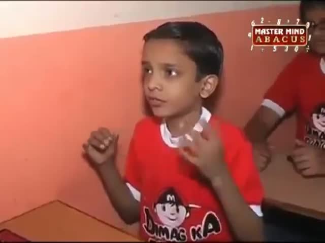 These Indian Kids Are Human Calculators  (VIDEO)
