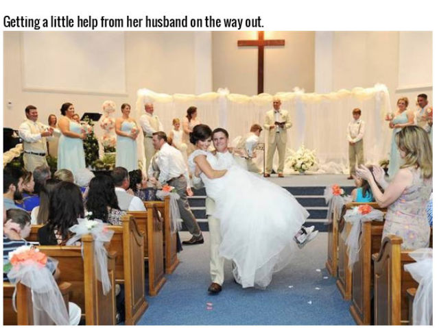A Paralyzed Bride Walks on Her Wedding Day