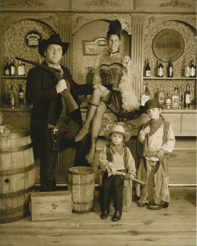 An “Olde West” Inspired Throwback Photo