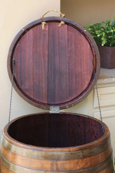 A Guy That Creates Awesome Stuff from Wine Barrels