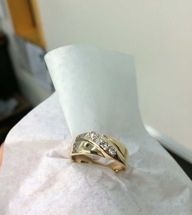 A Mangled Wedding Ring Undergoes a Loving Restoration