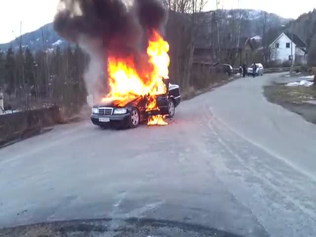 When Extinguishing a Car Fire Goes Wrong 