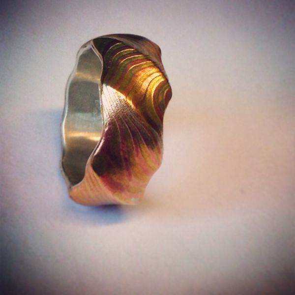 A Stunning and Unusual Metal Ring