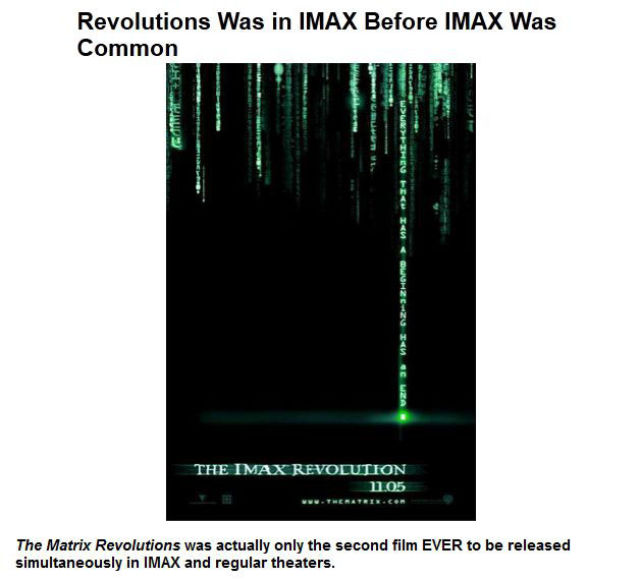 Lesser-known Facts about the Matrix Trilogy