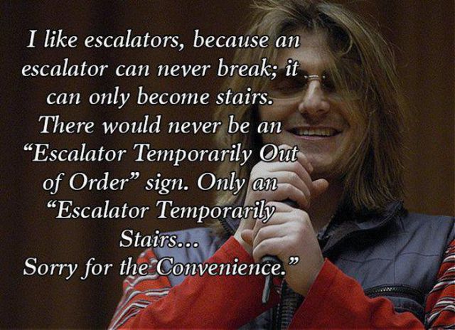 Amusing Words from Mitch Hedberg