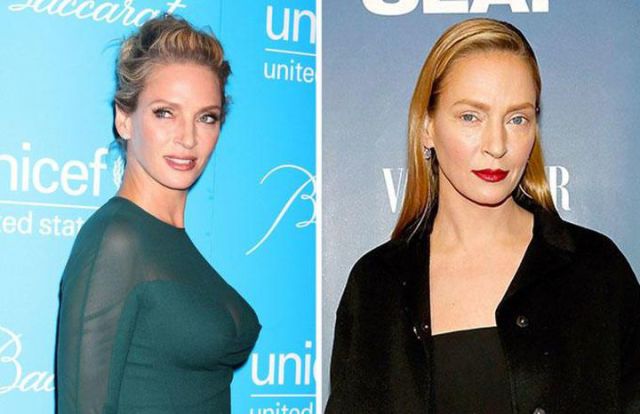 Uma Thurman Looks Like a Completely Different Person