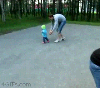 GIFs of Awesome Dad Reflexes in Action