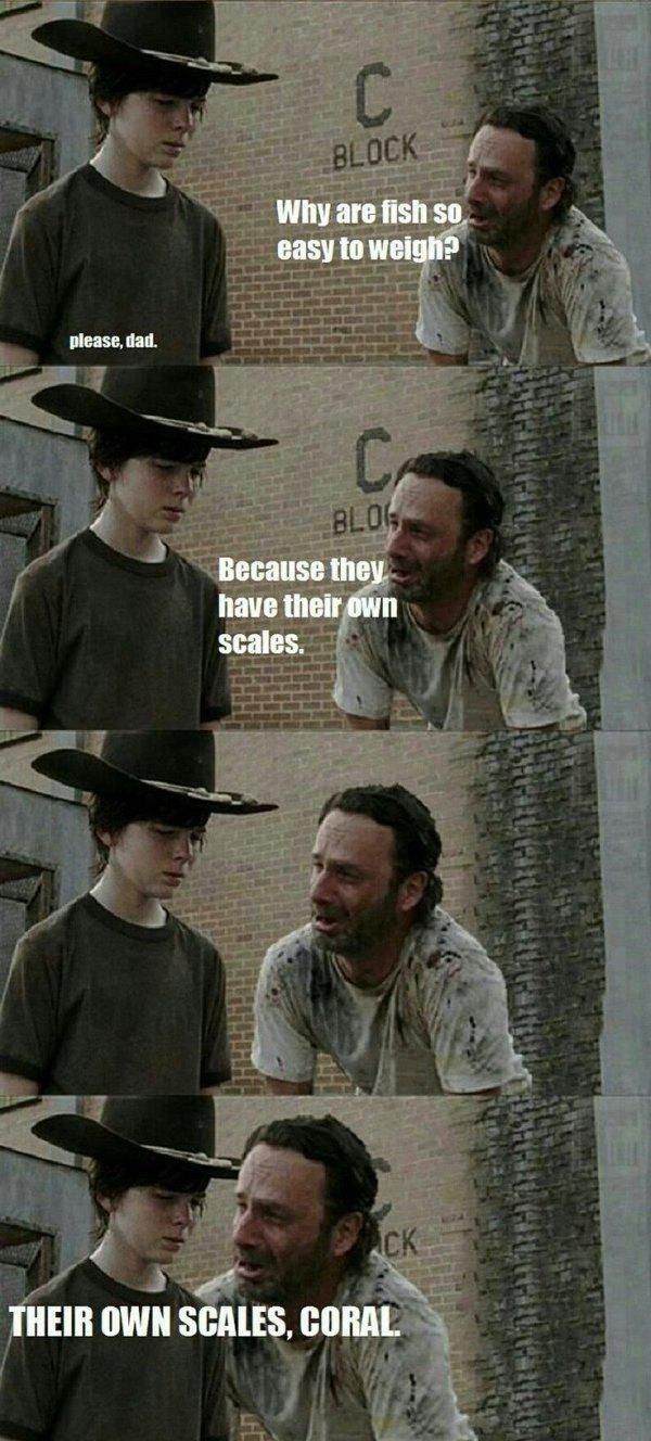 “The Walking Dead” Dad Tells the Best Dad Jokes Ever