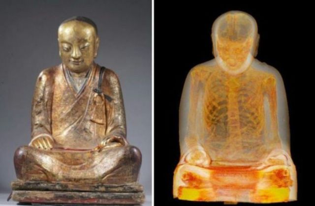 A 12th Century Buddha Statues Hides a Bizarre Surprise