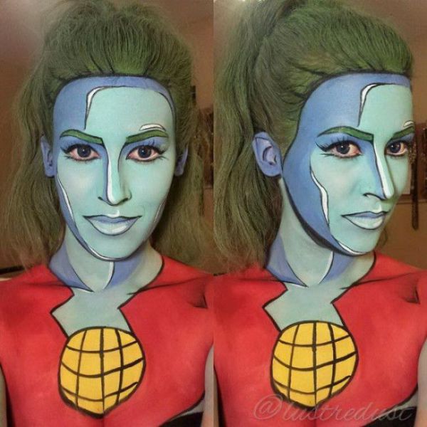 Comic Book Characters Brought to Life in Cool Makeup Makeovers