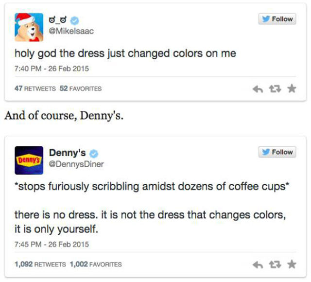 The Internet Tries to Make Sense of What Colour This Dress Actually Is