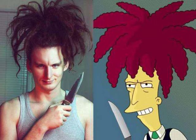 Real Life Doppelgangers of Some of the Simpsons Characters